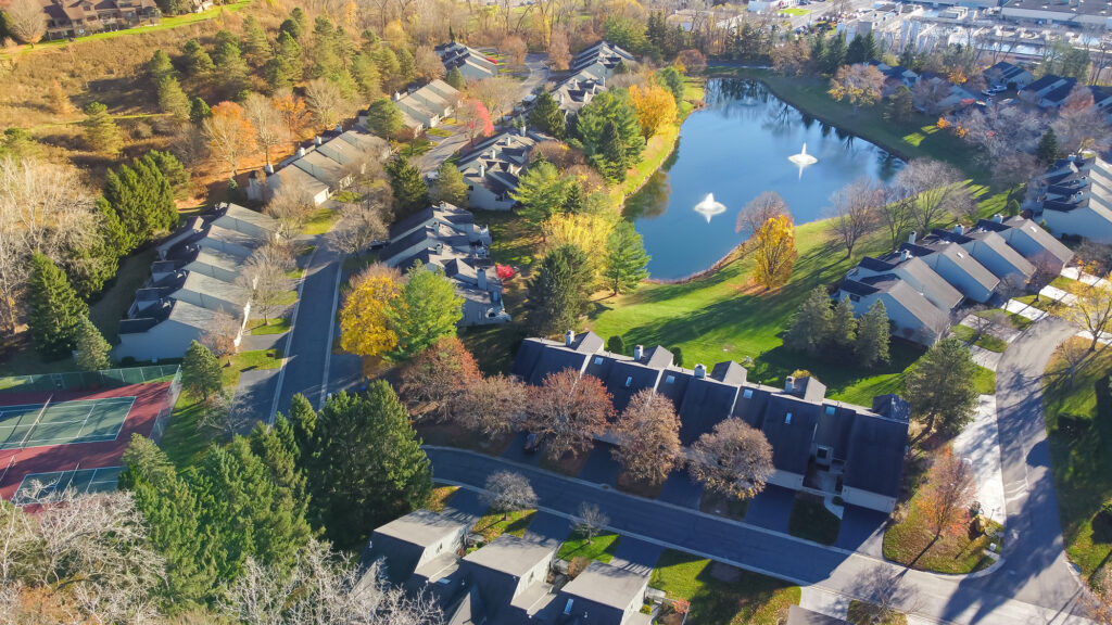 Suburban neighborhood