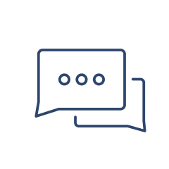 Chat bubbles.